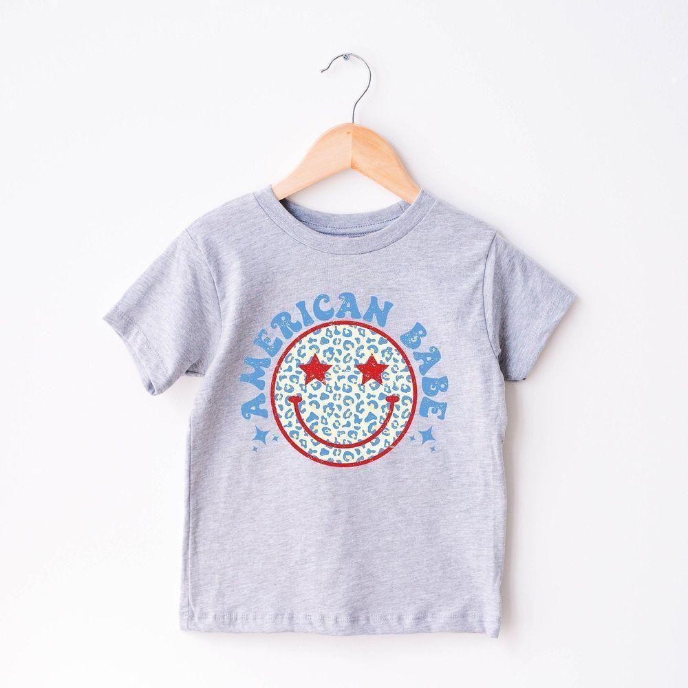 Retro Smile American Babe Usa Vuitino Shirt